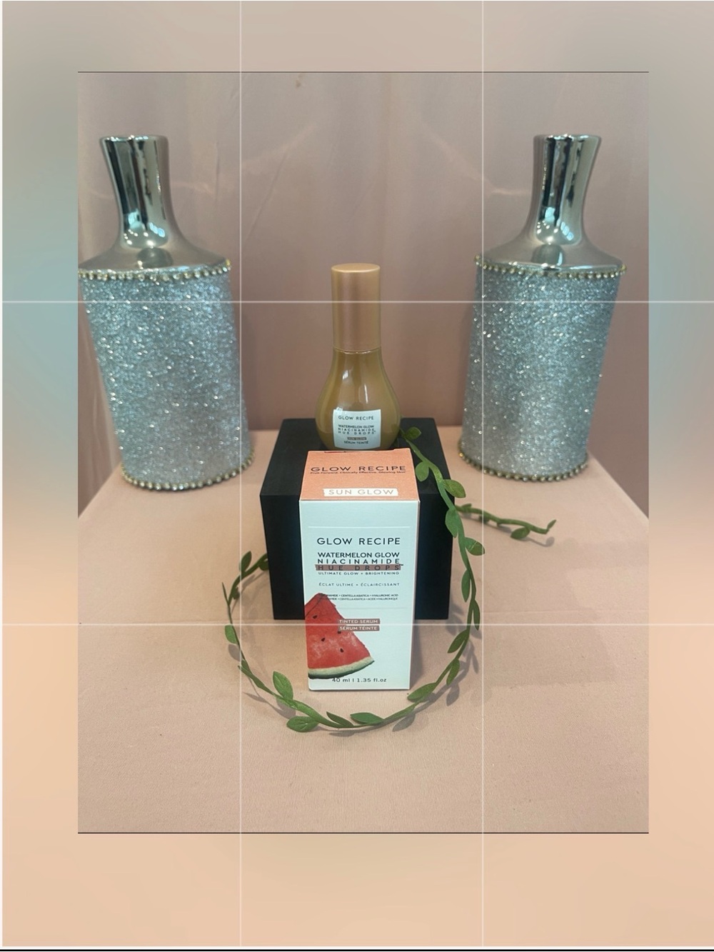 Glow Recipe Watermelon NIACINAMIDE HUE DROPS Tented Serum- Sun Glow